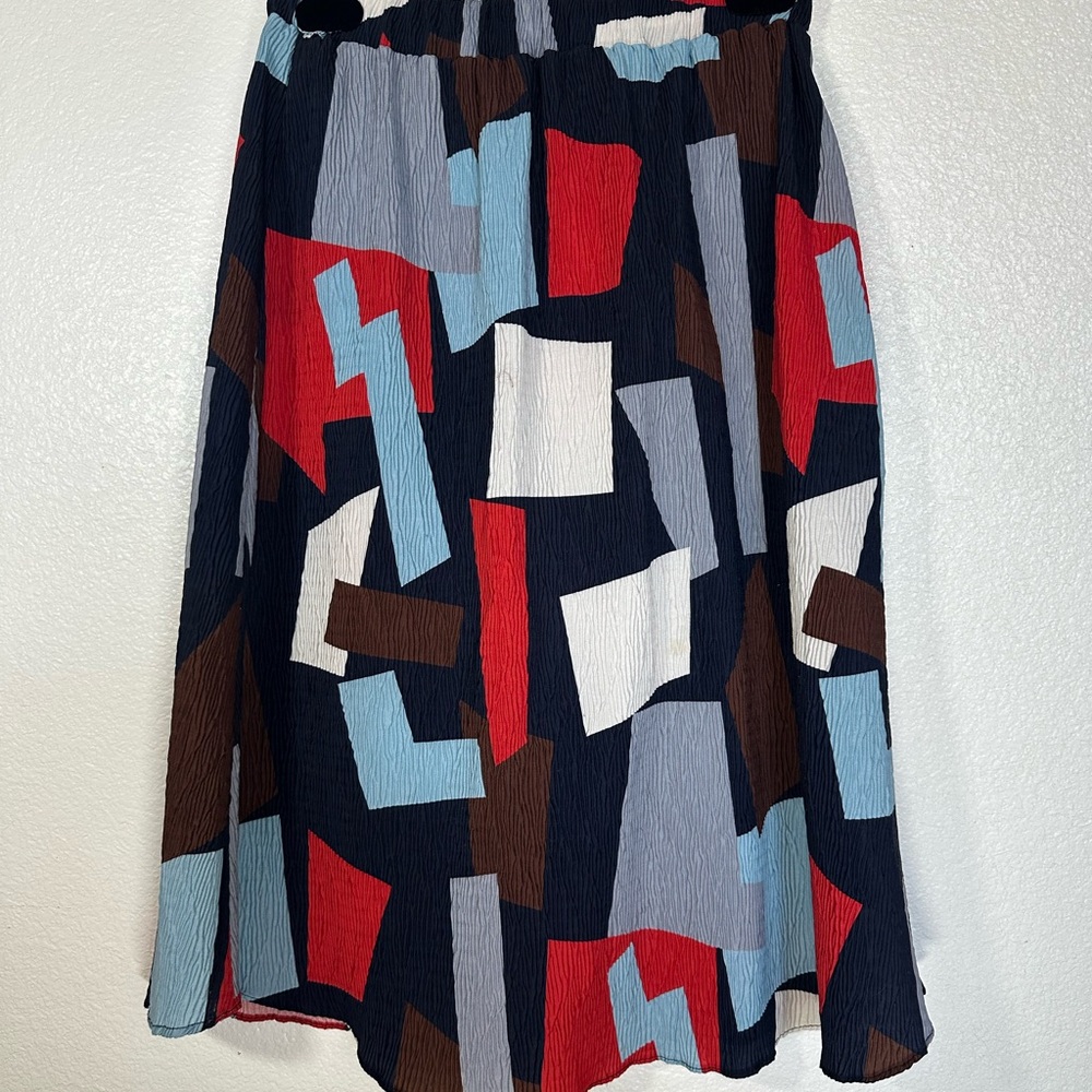 GG House Asymmetrical A-Line Knee-Length Skirt for Work